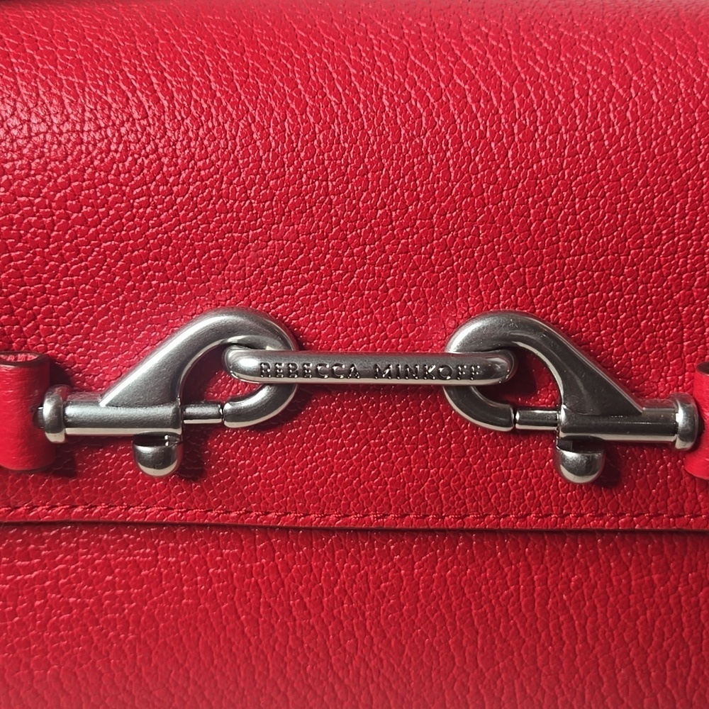 NWT Rebecca Minkoff Lou Top Handle Leather Crossbody - Picture 8 of 13